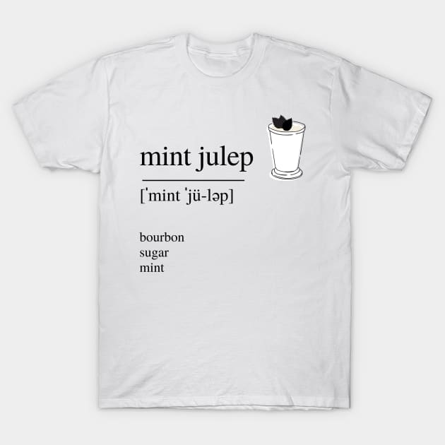 Mint Julep cocktail T-Shirt by LushLife